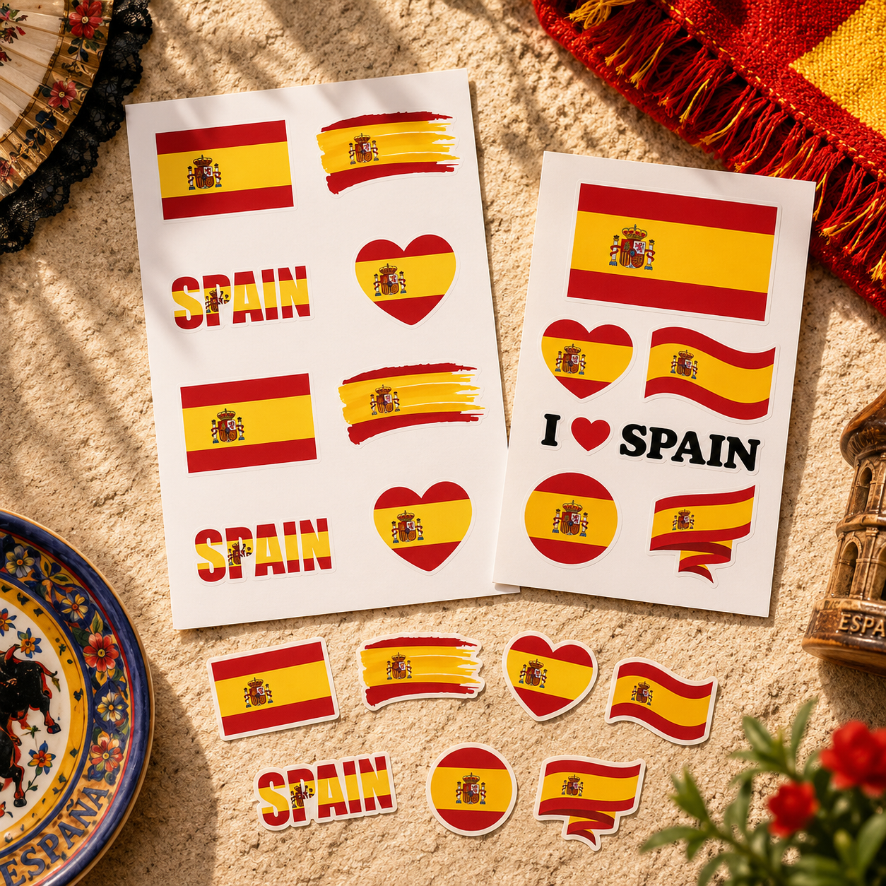 SPAIN MATCH DAY TATTOO KIT