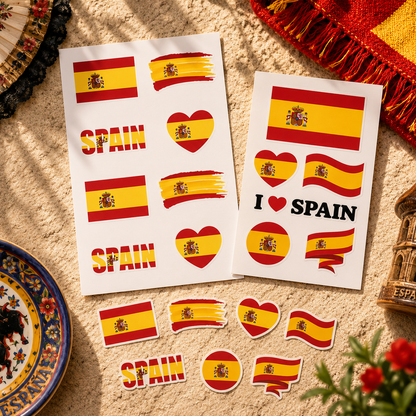 SPAIN MATCH DAY TATTOO KIT