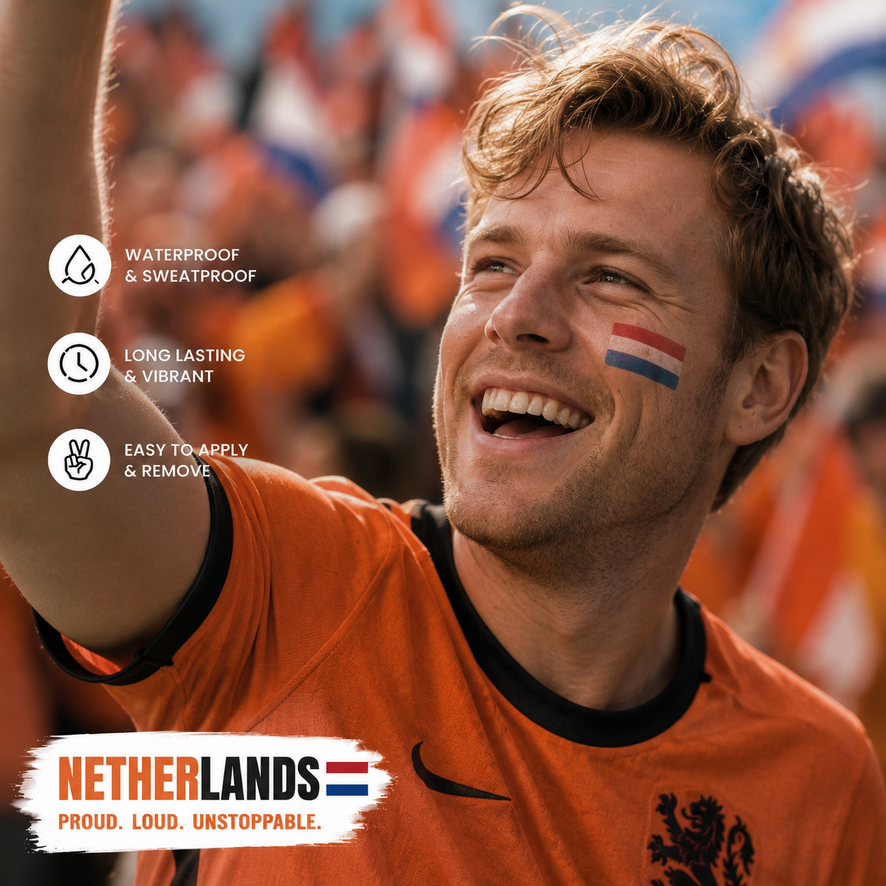 NETHERLANDS MATCH DAY TATTOO KIT