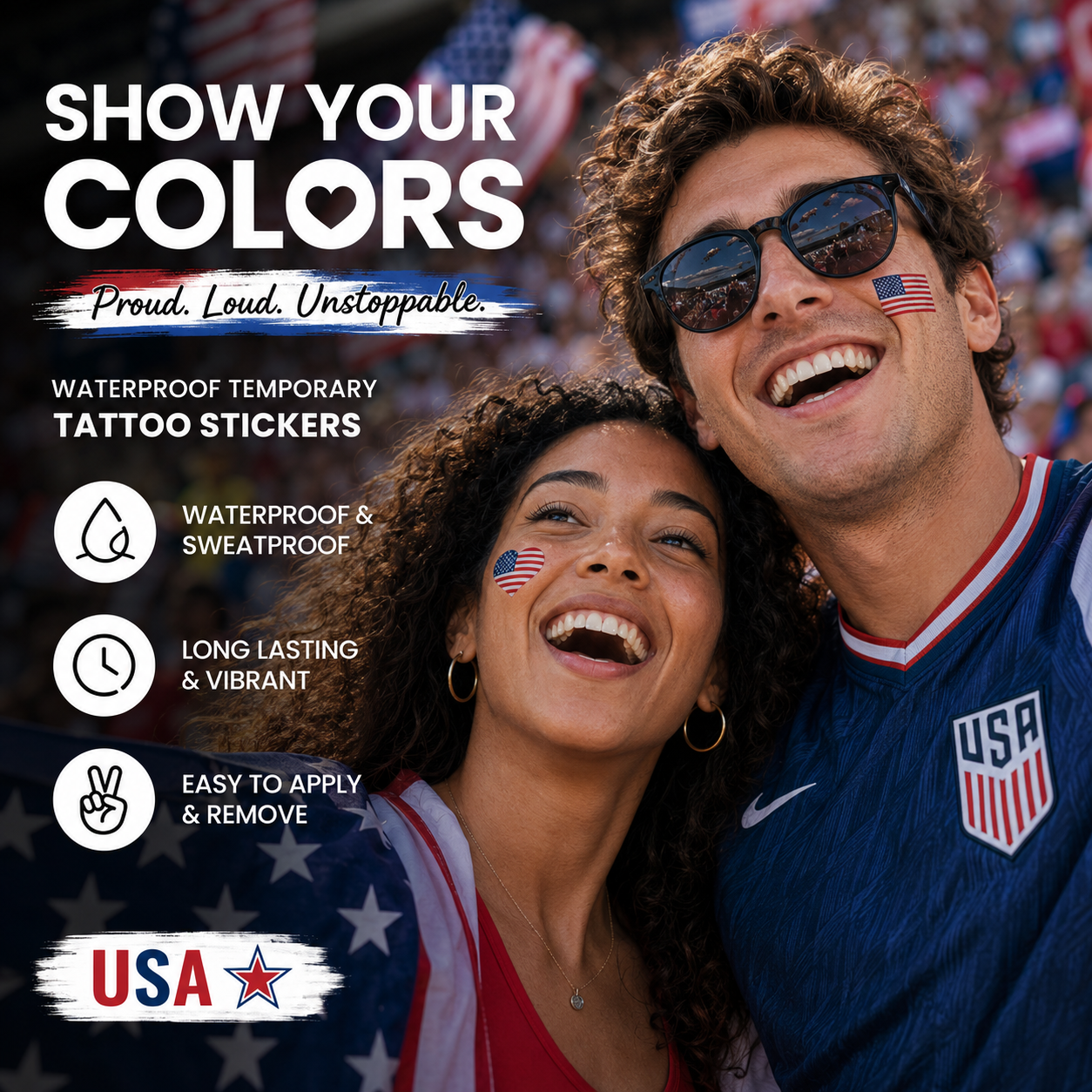USA MATCH DAY TATTOO KIT