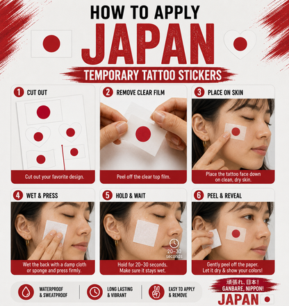 JAPAN MATCH DAY TATTOO KIT