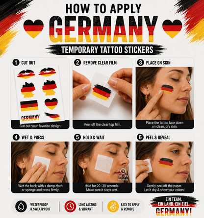 GERMANY MATCH DAY TATTOO KIT