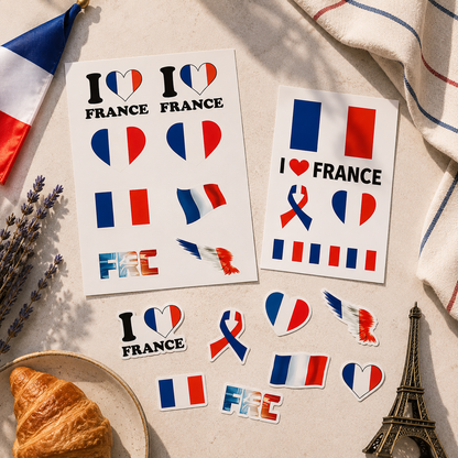 FRANCE MATCH DAY TATTOO KIT