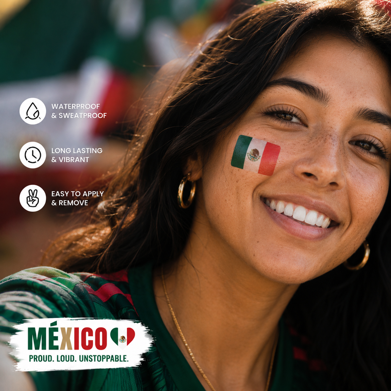 MEXICO MATCH DAY FAN TATTOO KIT